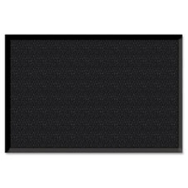 Dwellingdesigns Wiper-Scraper Indoor Floor Mat4 in. x 6 in.Charcoal Black DW523813 - main